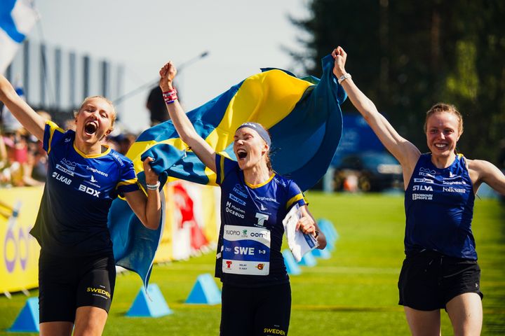 Hanna Lundberg, Tove Alexandersson och Sanna Fasth
