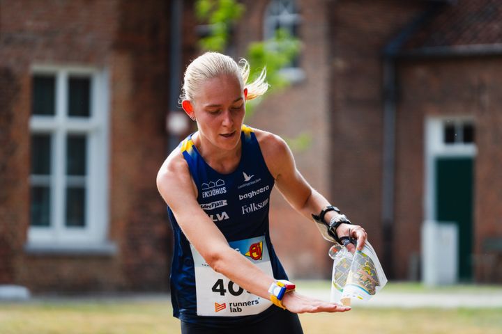 Alva Sonesson under EM i Belgien 2025