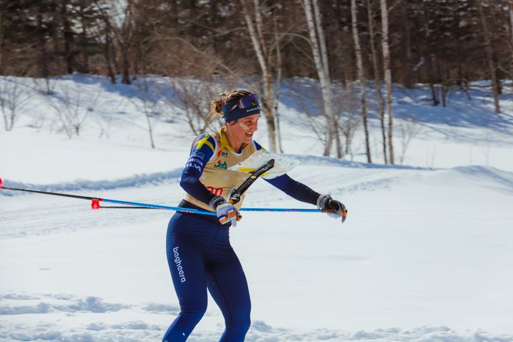 Magdalena Olsson tar hem silvret på medeldistansen
