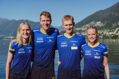 Lag 2: Alva Sonesson, Gustav Runefors, Jonatan Gustafsson, Vilma von Krusenstierna