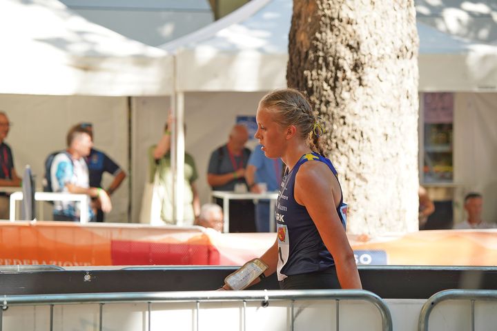 Hanna Lundberg besviken i mål som femma på VM-sprinten i Genua.