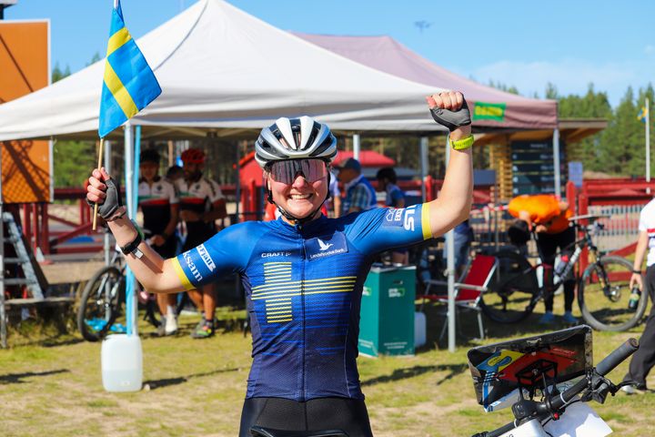 Guldstart på VM för Gabriella Gustafsson