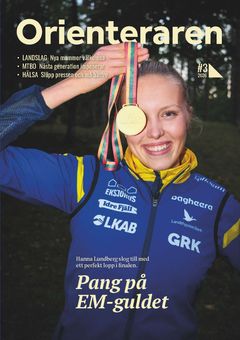Hanna Lundberg pryder omslaget av senaste Orienteraren