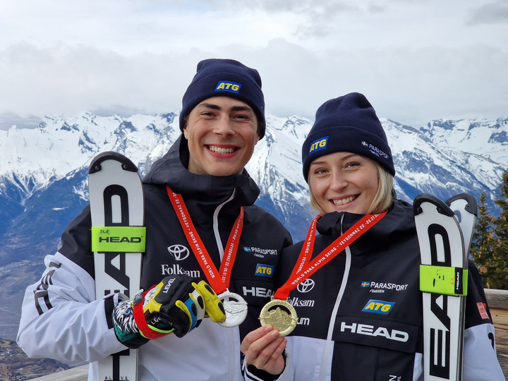 Aaron Lindström och Ebba Årsjö siktar mot Paralympics 2026