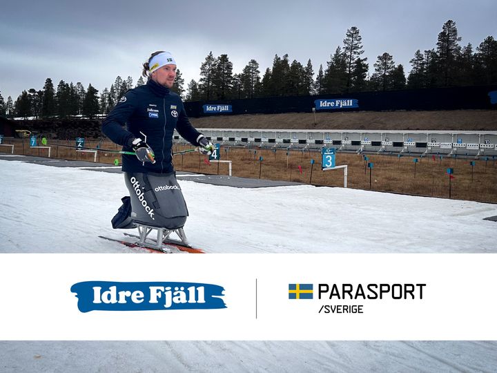 Arnt-Christian Furuberg under ett träningspass på Idre Fjäll.