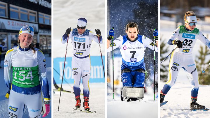 Från vänster: Alice Morelius, Zebastian Modin, Arnt-Christian Furuberg och Ellen Westerlund.