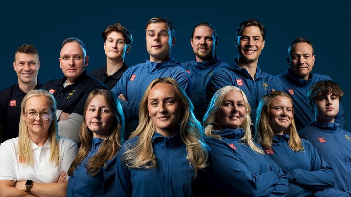 Översta raden: Viljo Petersson Dahl, Marcus Holm, Arvid Skoglund, Zebastian Modin, Arnt-Christian Furuberg, Aaron Lindström, Ronny Persson. Nedre raden: Sabina Johansson, Ellen Westerlund, Ebba Årsjö, Kristina Ulander, Alice Morelius och Elijah Primak.