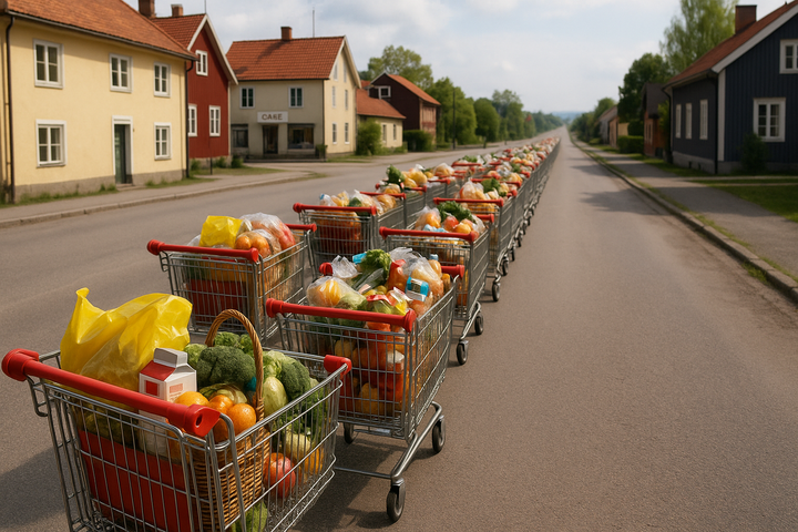 14.000 mil med stulna varor på ett år bara i Sverige