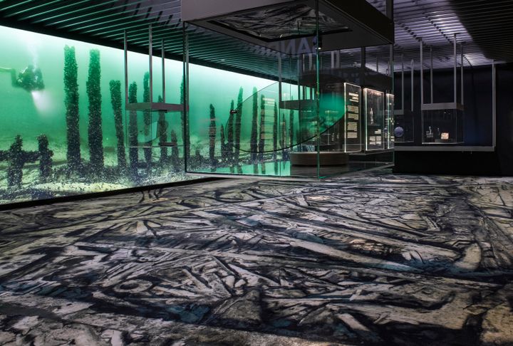 Utstallningen resande man pa Vrak - Museum of wrecks