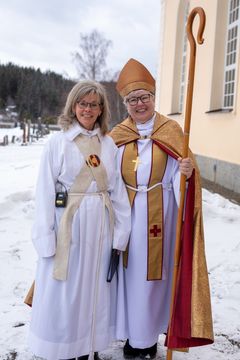 Under veckan är kyrkoherde Christin Sundvisson värd för biskop Eva Nordung-Byström som genomför en officiell visitation i Sydöstra Jämtlands pastorat.