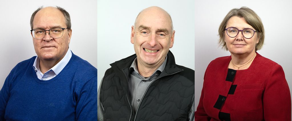 Mikael Sjölund, Hans Åsling och Karin Stierna