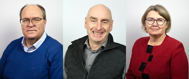 Mikael Sjölund, Hans Åsling och Karin Stierna