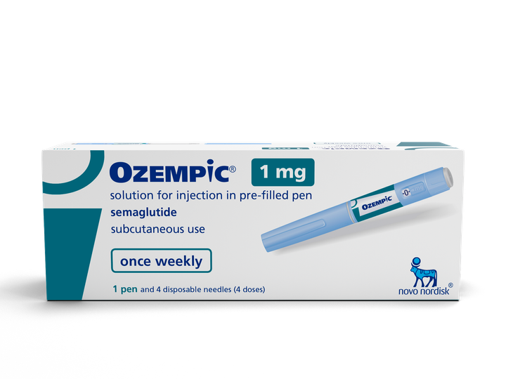 Läkemedelsförpackning för Ozempic