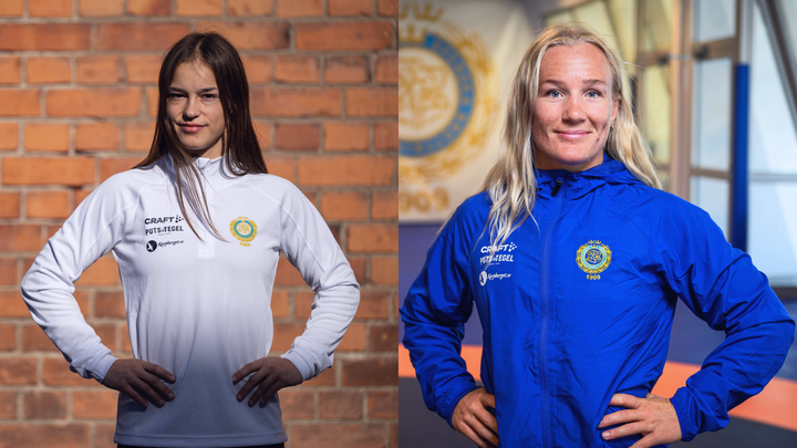 Evelina Hulthén till vänster och Johanna Lindborg till höger (Foto: Jesper Zerman / Christoffer Borg Mattisson (Bildbyrån))