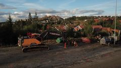 Bygget av Nötåsen är igång och första backen är klar till vintersäsongen 23/24