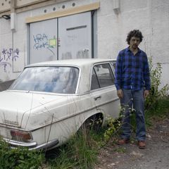 Joe Williamson, släpper sitt debutalbum Zombie under en spelning på museet. Foto: Henry Moore Selder.