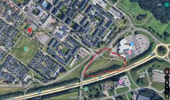 Vi håller till vid de öppna ytorna längs med gång- och cykelvägen sydväst om Willys Gränby/Råbyvägen 97, Gränby, nordöstra Uppsala. Se röd markering.