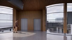 Det kommer finnas flera hissar, rulltrappor och trappor som förbinder bron med perrongerna samt Stationsgatan och det nya stationshuset som ska byggas.