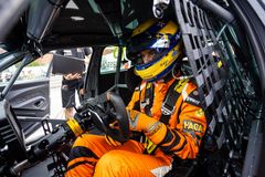 Viktor Andersson i CUPRA Leon VZ TCR.