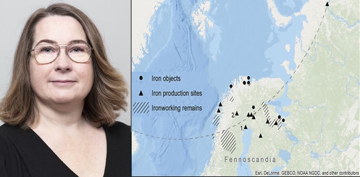 Carina Bennerhag, arkeolog vid Norrbottens museum och doktor i teknikhistoria vid Luleå tekniska universitet.