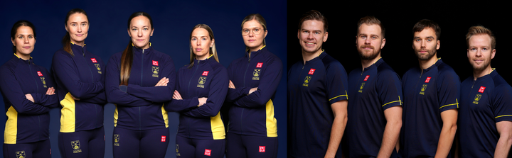 Lag Hasselborg och Lag Edin representerar Sverige på curling-EM.