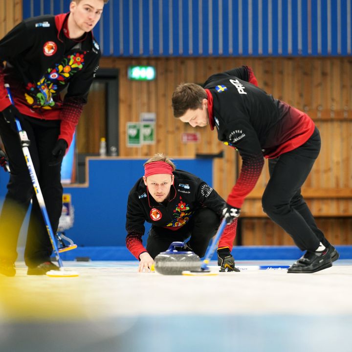 Regerande svenska mästare Herrar, Lag Nyman/Sollefteå CK, finns på plats i Härnösand för att försvara titeln.