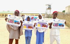 Bild från utbildningsprojektet i Nigeria