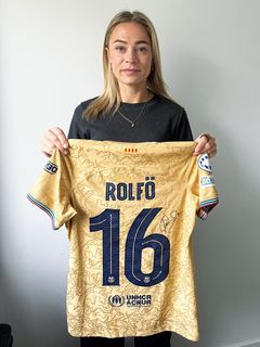 Fridolina Rolfö signerad tröja FC Barcelona_ borstställ nr 1