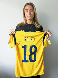 Fridolina Rolfö signerad tröja Svenska damlandslaget