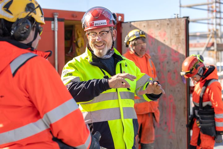 Johan Lindholm, förbundsordförande Byggnads