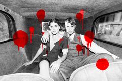 Bonnie & Clyde, premiär 28 mars. Foto Henrik Halvarsson, Illustration Moa Romanova.