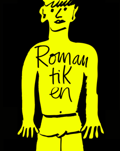 Romantiken av Lumor spelar två föreställningar i mars på Uppsala stadsteater. Illustration Erica Jacobson.