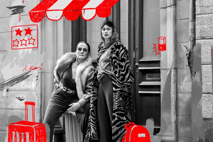 Bara två stjärnor. Foto Leonard Stenberg, illustration Moa Romanova.