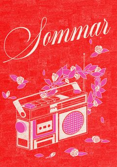 Sommar med Åsa Forsblad Morisse. Illustration Moa Romanova.