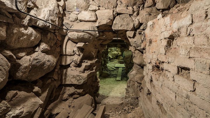 Staden & vi: Gamla stans hemliga gångar: Källare under Kungliga slottet. Foto: Mattias Ek.