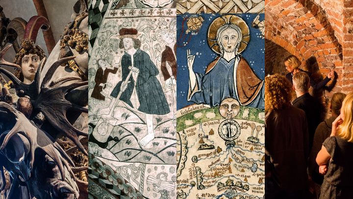 Följ med oss ut i Gamla stans gränder, lyssna på berättelser om det förflutna och upptäck våra historiska rum.