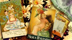 Mors eftermiddag.  Bilder från Bohusläns och Gotlands museum.