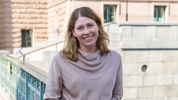 Sjukvårdsminister Elisabet Lann