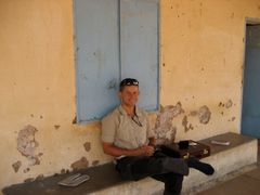 Johannes Saers, dåvarande FN--officer i Darfur. Foto: Hideo Ikebe.