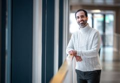 Ahmed Al-Wandi, överläkare vid Allmänpsykiatrin Örebro. Foto: Håkan Risberg, Region Örebro län.