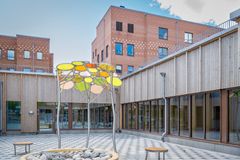 Entré Kumlas nya vårdcentral.