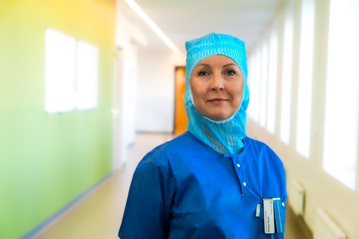 Jenny Friberg, operationssjuksköterska. Foto: Elin Abelson, Region Örebro län.