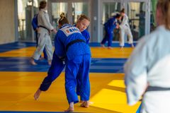 Ida Eriksson tränar vid det nationella elitcentret för judo i Malmö.