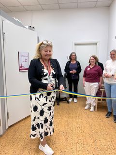 På måndagen invigde regionstyrelsens ordförande Helena Proos Region Uppsalas nya självtest av hörsel.