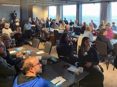 Det var mycket folk på plats när RF-SISU Västra Götaland bjöd in till sin årliga träff för kommuner i Skaraborgsområdet.