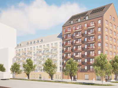 Gatuvy Djurgården Jägarförbandet. Illustration av WinellJern