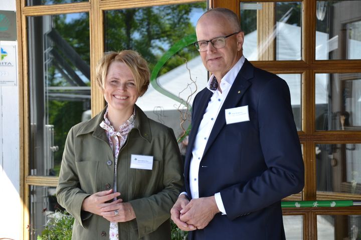 Anna-Karin Hatt, fd vd och koncerchef på LRF och Palle Borgström, LRFs förbundsordförande