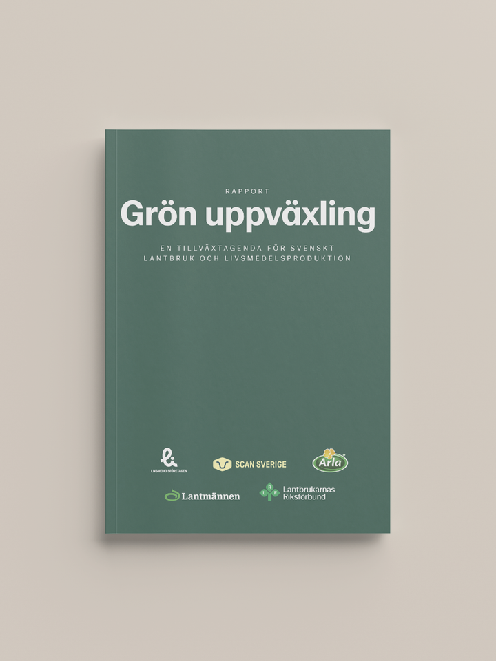 Sverige kan inom tio år öka livsmedelsproduktionen med tiotals procent, skapa 19 000 nya jobb i hela landet ochsamtidigt stärka livsmedelsberedskap, klimatarbete och den biologiska mångfalden. Det visar rapporten och branschens nya plan för ”Grön uppväxling”