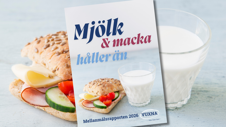 Enkla mellanmål som macka och mjölk eller en frukt är fortfarande favorit hos svenska folket.
