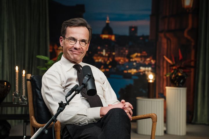 Moderaternas podcast Ring statsministern är nominerad till Guldörat.